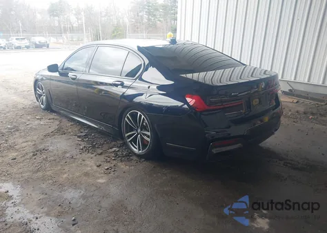 2022 BMW 750 I xDrive z USA, uszkodzony, nr VIN WBA7U2C00NCG91224